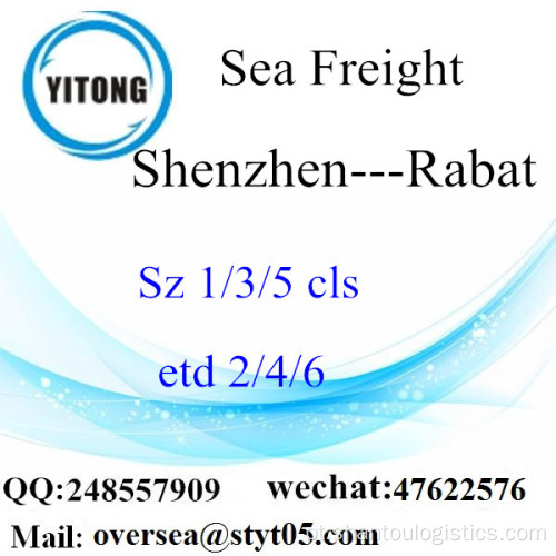 Shenzhen Port LCL Consolidação Para Rabat